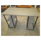 Modern style simple desk with metal...