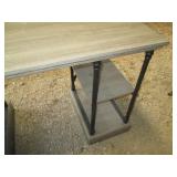 Modern style simple desk with metal...