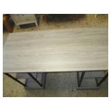 Modern style simple desk with metal...