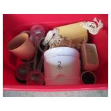 Variety of planters and plant acces...