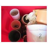 Variety of planters and plant acces...