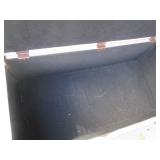 Canvas covered storage bench approx...