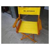 Wood framed canvas directors chair...