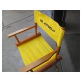 Wood framed canvas directors chair...