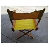 Wood framed canvas directors chair...