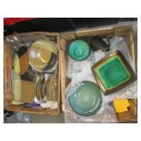 Huge supply of stoneware plates, bo...