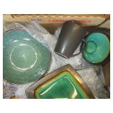 Huge supply of stoneware plates, bo...