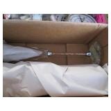 Vintage crystal stemware, cookie pr...