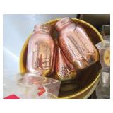 Vintage crystal stemware, cookie pr...