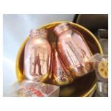 Vintage crystal stemware, cookie pr...