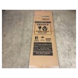 80 X 30 Shaker White 1-Panel Slab Door