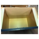 Blue Bath Vanity Cabinet W/O Top