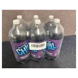 6 2L Bottles Of Super Chill Grape