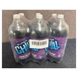 6 2L Bottles Of Super Chill Grape