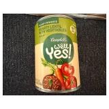 12 Cans Of Cambells Lentil & Vegetable Soup