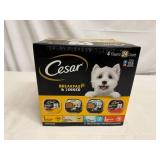 24x 3.5oz Cesar Breakfast & Dinner Dog Food