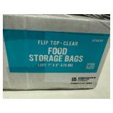 Food Storage Bags Flip top(sandwich)