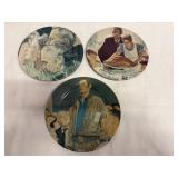 3 of 4 Norman Rockwell Freedom Plates