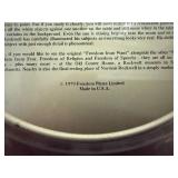 3 of 4 Norman Rockwell Freedom Plates