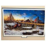 312/1000 Jim Hansel Number Artist Proof Harvest Roosters