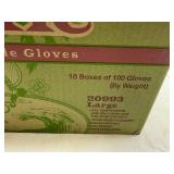 10 Boxes of 100 Gloves Size Large Pacific Nitrile Gloves