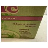 10 Boxes of 100 Gloves Size Large Pacific Nitrile Gloves