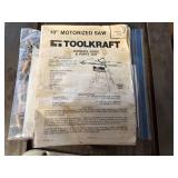 10" Motorized Table Saw Tool Kraft