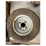 2x Turf Trac Tires 16 x 7.50 x 8 rims