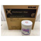 12x Ecolab Disinfectant 1 Wipe