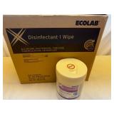 12x Ecolab Disinfectant 1 Wipe