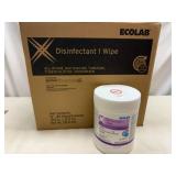 12x Ecolab Disinfectant 1 Wipe