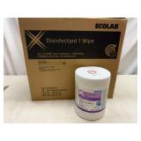 12x Ecolab Disinfectant 1 Wipe