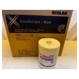 12x Ecolab Disinfectant 1 Wipe