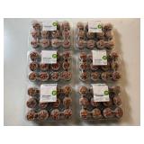CC. 6x 12ct Frozen Chocolate Mini Cupcakes-Best By 12/23/2025