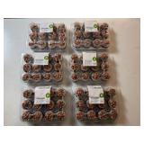 CC. 6x 12ct Frozen Chocolate Mini Cupcakes-Best By 12/23/2025