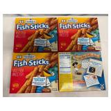 G. 4x 44ct FisherBoy Fish Sticks