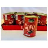 12x 6oz Large Black Ripe Olives-Tuscan Garden