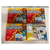 G. 4x 44ct FisherBoy Fish Sticks