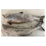 E. 5.6lbs (2)Whole Salmon-Cleaned & Head Off