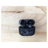 Wireless Stereo Earbuds with Charging Case, Black - Brand New