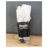 Huggle Slipper Socks Gray Ultra-Plush One Size - Brand New