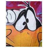 Looney Toons Daffy Duck Throw Blanket, 50" x 60" - Brand New