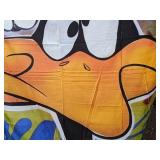 Looney Toons Daffy Duck Throw Blanket, 50" x 60" - Brand New