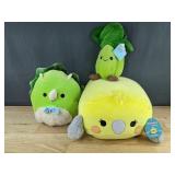 Squishmallows Plush Bundle - Charlize, Tristan, Hug Me Bok Choy