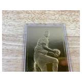 2000 Randy Johnson 22kt Gold MLB Baseball Card Arizona Diamondbacks