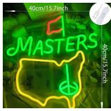 Masters Golf Tournament LED Neon Sign - Brand New
