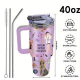 Brand New Taylor Swift 40oz Double Wall Music Themed Stainless Steel Insulated Tumbler