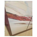 Elba Alvarez Acrylic Triptych Painting on Canvas.