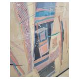 Original Painting "Tanoan" Acrylic on Canvas and Plexiglass by Listed Artist Sally Anderson