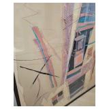 Original Painting "Tanoan" Acrylic on Canvas and Plexiglass by Listed Artist Sally Anderson